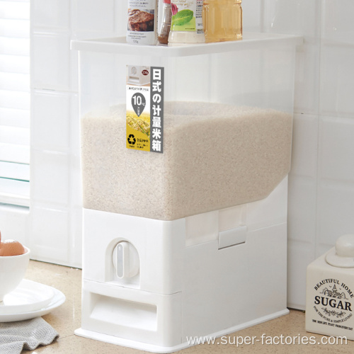 Multi-purpose 10KG PP Kitchen Rice Dispenser